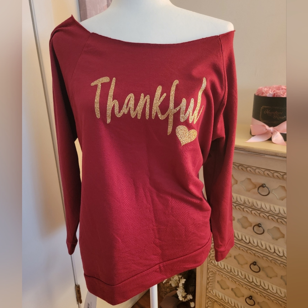 Off the Shoulder Sweatshirt